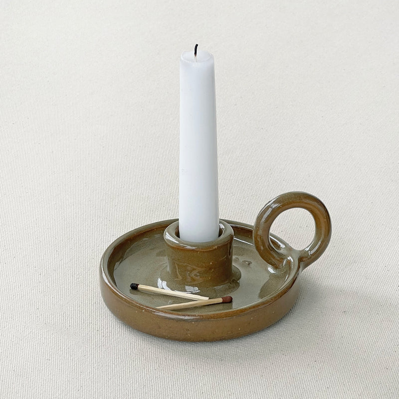 Candle Holder Button Curry