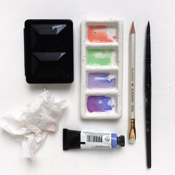 4 Pan Palette Artist's Tools